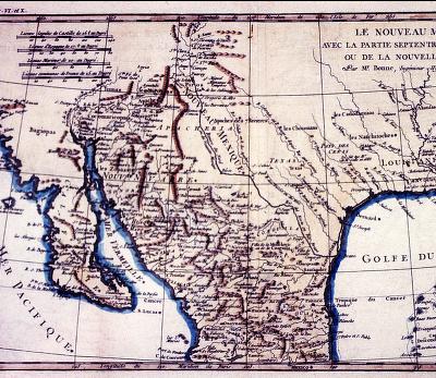 Carte du Golfe du Mexique en trois feuilles