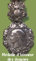 Médaille d'honneur des douanes