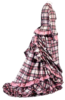 Une robe à tournure